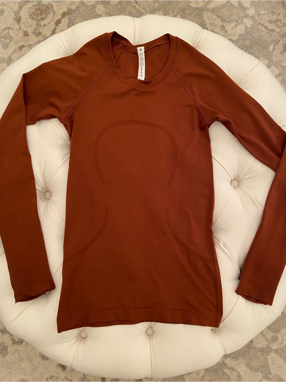 Lululemon Copper Define Long Sleeve Top sz 4